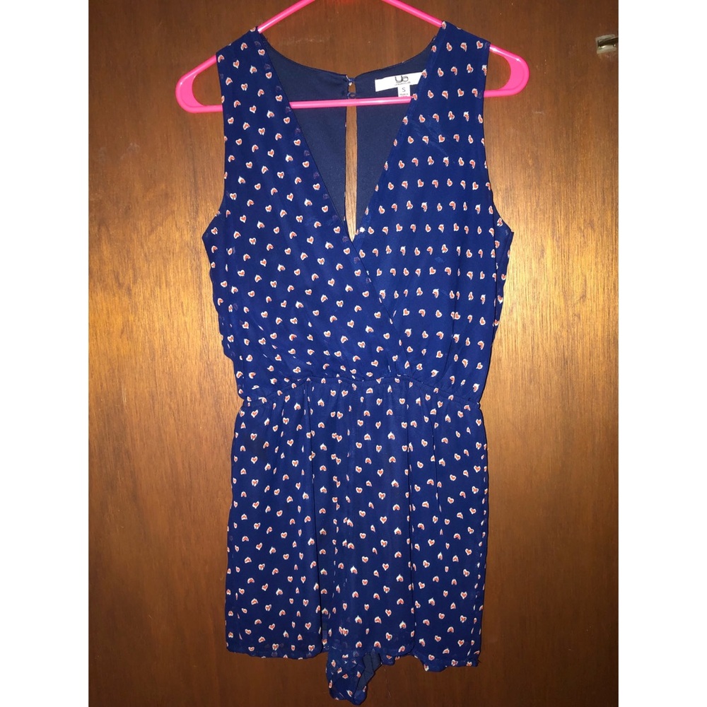 Patterned romper